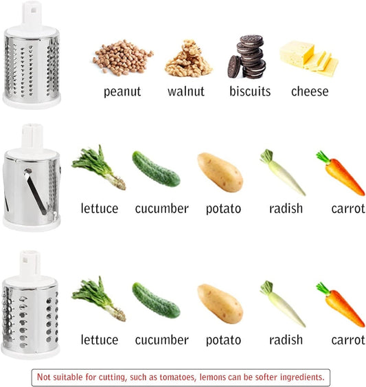 Drum Cutter Tabletop Drum Grater